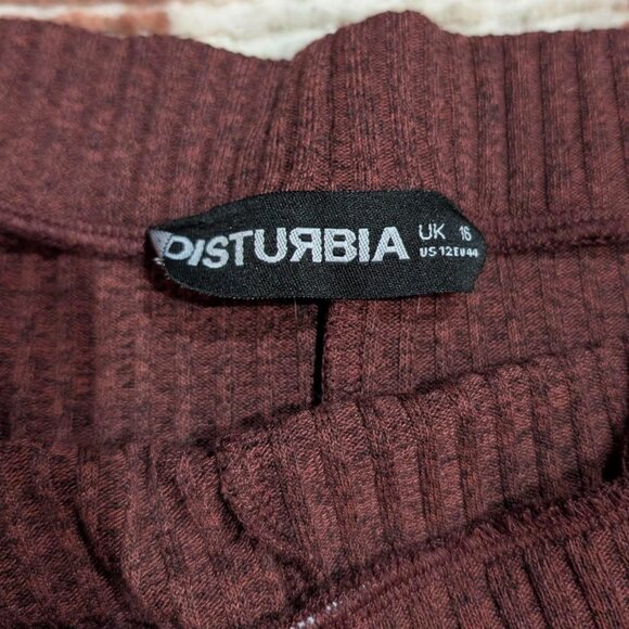 Disturbia Women's Red and Burgundy Trousers 12 - Picture 3 of 8